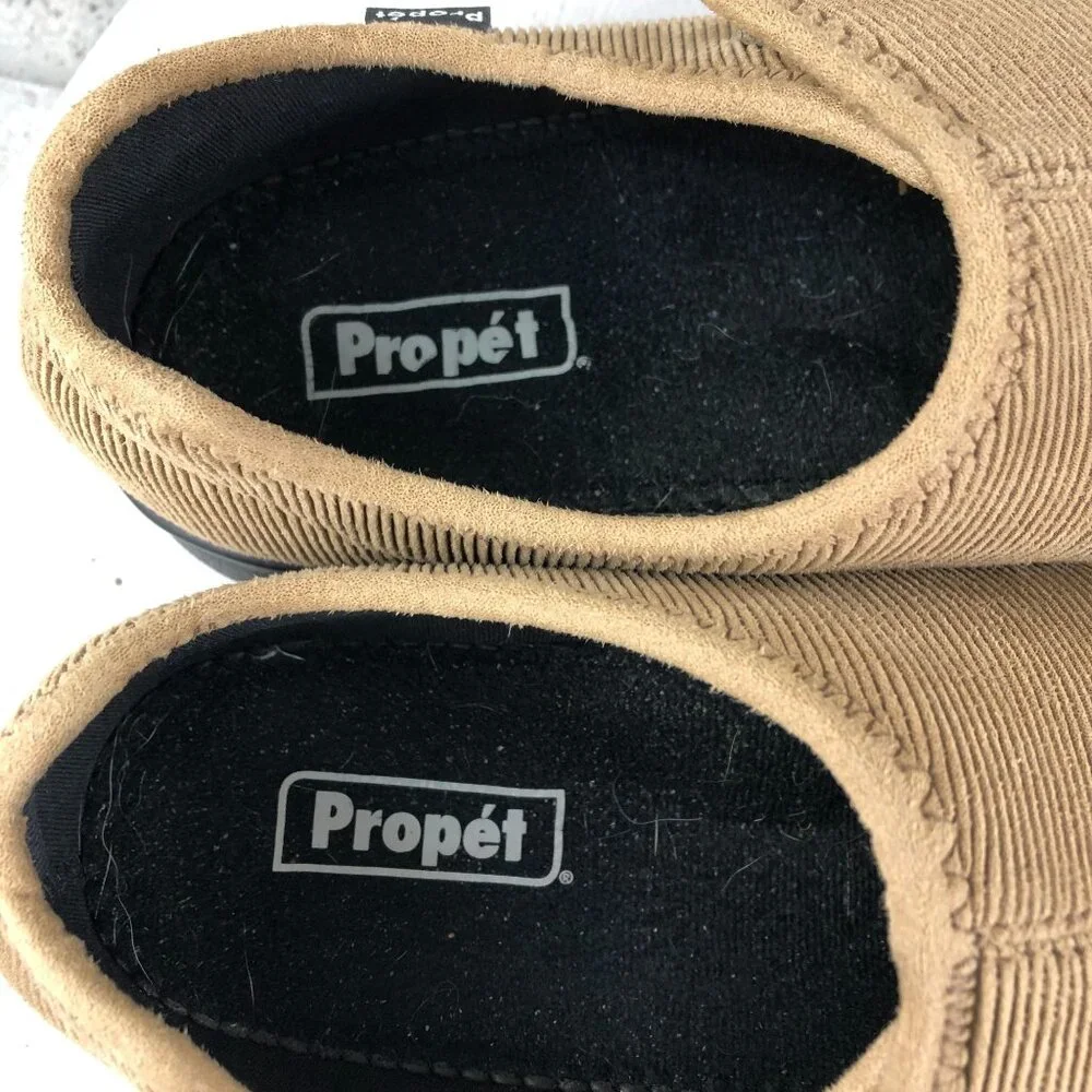 Propet Mens 10.5M (D) Cush N Foot Brown Orthopedic Diabetic Edema Shoes M0202